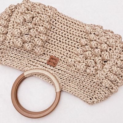 شنطة كروشية أنيقة جدا