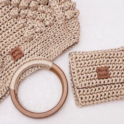 شنطة كروشية أنيقة جدا