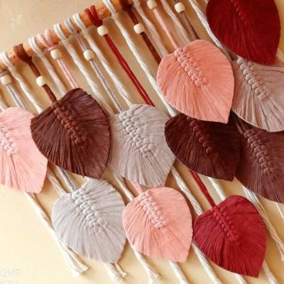 معلقه حائط مكرمية