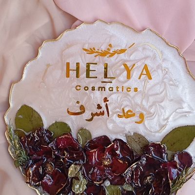 ستاند ريزن للدعايا بلمسه ورد ٢٥ سم