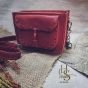 Genuine leather cross bag