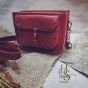 Genuine leather cross bag