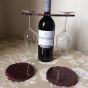Resin wine butler tray