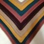 Crochet triangle scarf