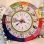 Wooden educational clock for kids 40 cm 