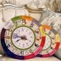 Wooden educational clock for kids 40 cm 