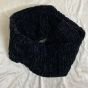 Infinity velvet crochet scarf