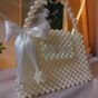 Bow pearls bag