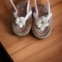 Crochet baby clog