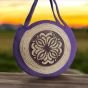 Violet Flower Bag