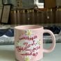 Polymer clay mug for mom