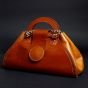 Women's bag made of natural leather