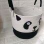 Baby room basket panda shape