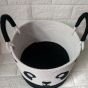 Baby room basket panda shape