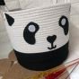 Baby room basket panda shape