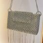 Strass silver bag