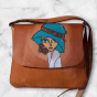 Women's bag made of natural leather