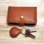 Handmade natural leather men's wallet