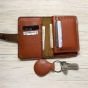 Handmade natural leather men's wallet