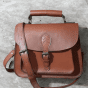 Women's bag made of natural leather