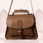 Women's bag made of natural leather