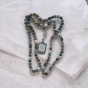  moss agate rosary