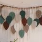Large macrame leaves wall hanging 