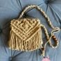 Macramé cross bag