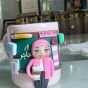 Polymer clay mug for teacher 