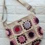 Cotton yarn crochet bag