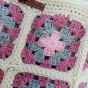 Cotton yarn crochet bag