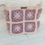 Cotton yarn crochet bag