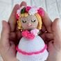 Amigurumi flowers doll 