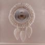Mirror boho macrame