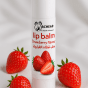 Lip balm with strawberry flavour