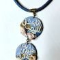 Polymer clay neck pendant