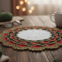 Christmas crochet placemat