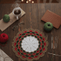 Christmas crochet placemat
