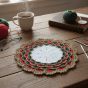Christmas crochet placemat