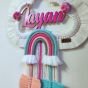 Cloud macrame wall hanging decor 