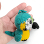 Macaw keychain