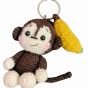 Monkey & banana keychain