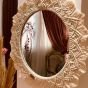 Macrame decorative mirror