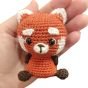 Red panda keychain
