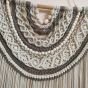 circular macrame wall hanging