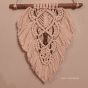 Macrame leaf