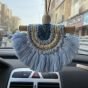 Macrame car charm