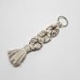 Macram&egrave; Keychain - Cream Cord