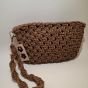 Macrame Clutch - Mocha