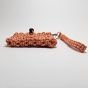 Macrame Wristlet Clutch - Salmon Pink